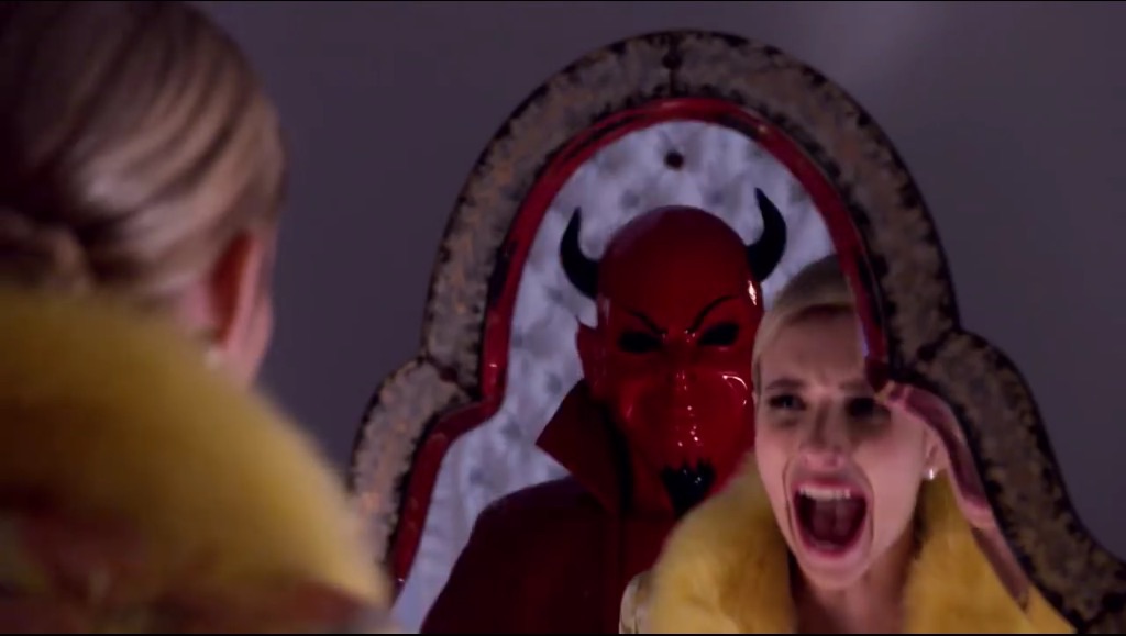 Image Chanel being attacked by the Red Devil.jpg Scream Queens Wiki FANDOM powered by Wikia