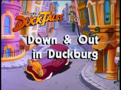 Down and Out in Duckburg titlecard
