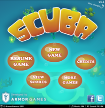 Scuba Main Menu