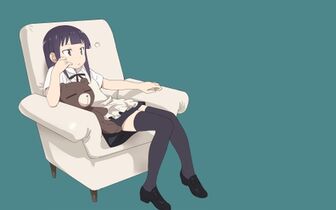 Sitting down