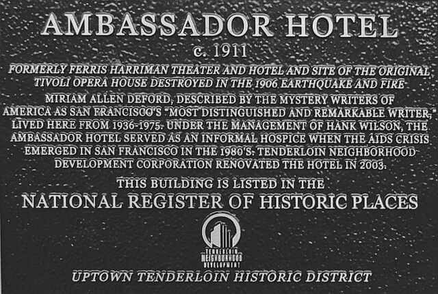 File:Ambassador hotel historical marker.jpg