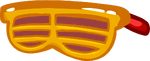 Золотые жалюзи