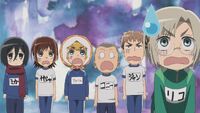 The gang dissapointed of Eren's attempt