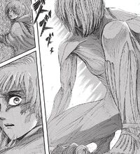 Armin remembers the Female Titan