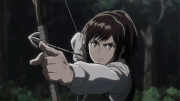 Sasha utilisant son arc.gif