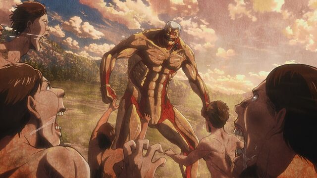 File:Titans charge at the Armored Titan.jpg