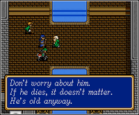 Hes old anyway