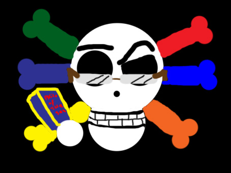 The Technicolour Pirates Jolly Roger