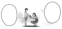 Shinomiya and his mother