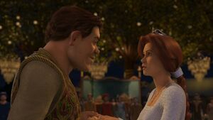 Human Shrek and Fiona