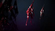 Gauna have taken the form of Gardes with the unit number 702, formerly the callsign of Shizuka Hoshijiro