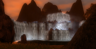 Brux waterfall