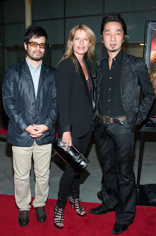 File:Mary Elizabeth McGlynn, Akira Yamaoka and Hideyuki Shin at the premiere of Silent Hill - Revelation.jpg