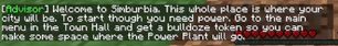 Advisor message
