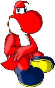 Red Yoshi is cool