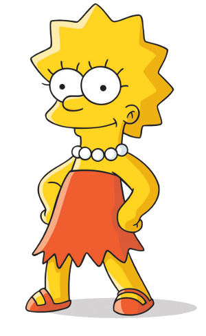 Resultado de imagem para lisa simpson
