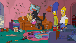 Scratchy Couch Gag