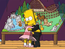 Bart abraço lisa maquete abrigo