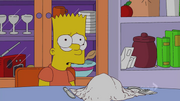 Beware My Cheating Bart - Duplicated Eyes and Nose on Bart