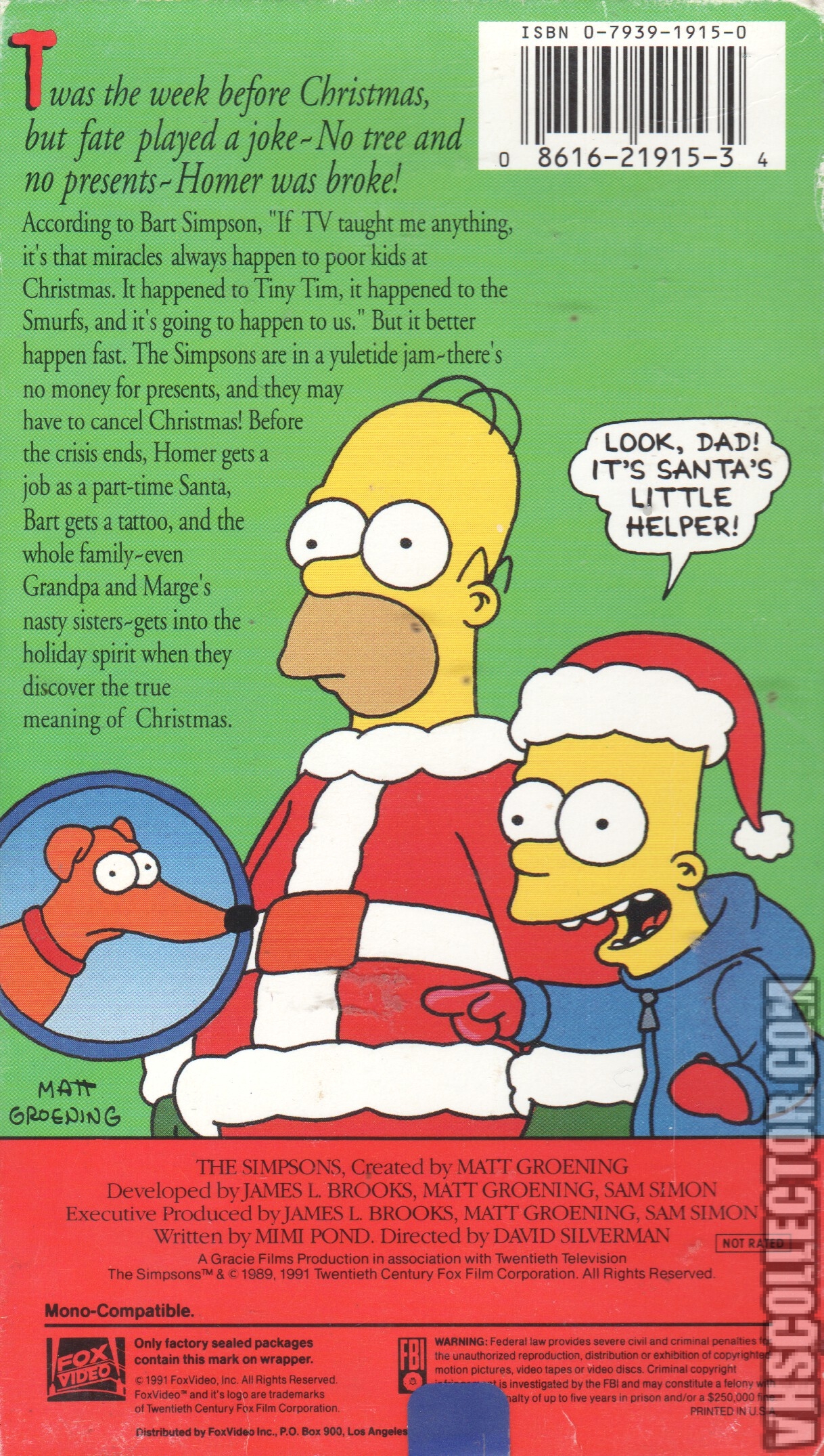 The Simpsons Christmas Special (Video) Simpsons Wiki FANDOM powered