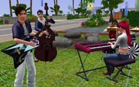 Chris and his band