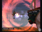 Harpoon Cannon fires