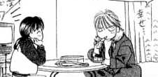 Sho eats his favorite pudding