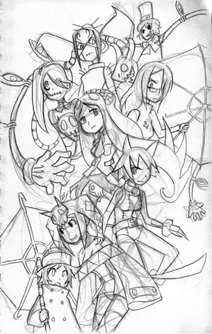 Archivo:Skullgirls Elenco Principal Arte alternativo.png