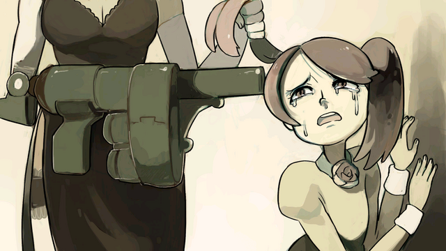 Archivo:Black Dahlia antes de dispararle a Squigly Arte de Historia.png