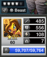 Skydoms Fighter Stats