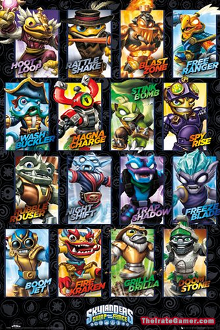 Datei:SSF Poster leaked all 16 Swap Force Skylander Poster.png