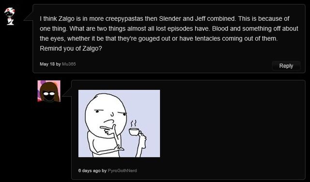 File:Zalgo in more creepypastas.jpg