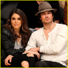 Ian-somerhalder-gives-nikki-reed-a-cute-kiss-at-lakers-game2