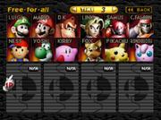 ÉcranSéléctionPersonnages SSB