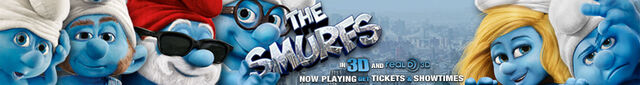 File:Smurfs jumbo now playing.jpg