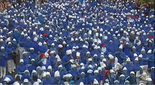 File:Blue People Crowd.jpg