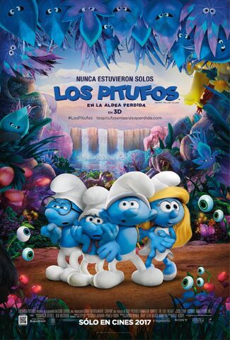 Ficheiro:Los Pitufos En La Aldea Perdida Poster Oficial.jpg
