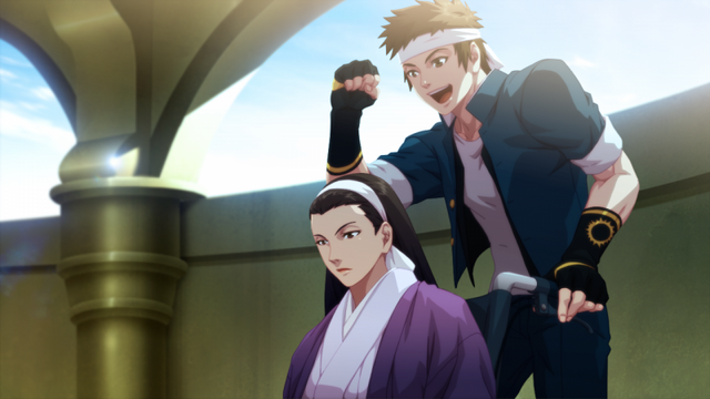 File:KOFXIII-Chizuru+Shingo.png