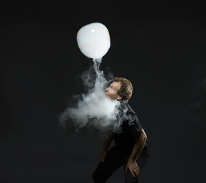 Louis' Foggy Rocket Bubble