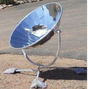 SunPower parabolic cooker, 7-18-13