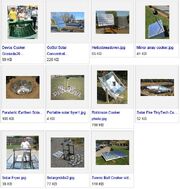 Solar Array cooker grid