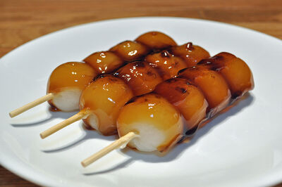 Mitarashi dango