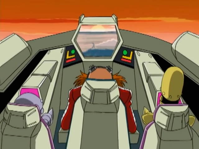 File:Ep24 Eggman Decoe and Bocoe watching Sonic running in sunrise.png