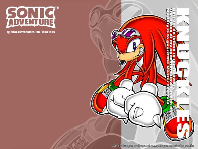 File:Wallpaper - Games - Sonic Adventure - Knuckles.jpg