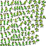 Vectorthecrocodilespritessonicjump