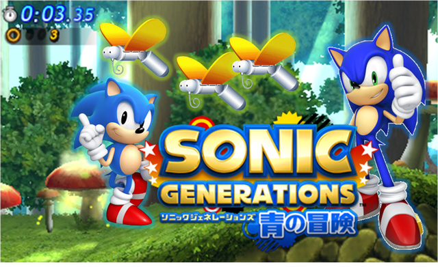 File:Wallpaper 6 - Mushroom Hill, Sonic Generations 3DS.png