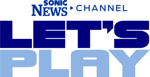 Let&#039;s Play Bold Logo with Sonic News Channel Print in