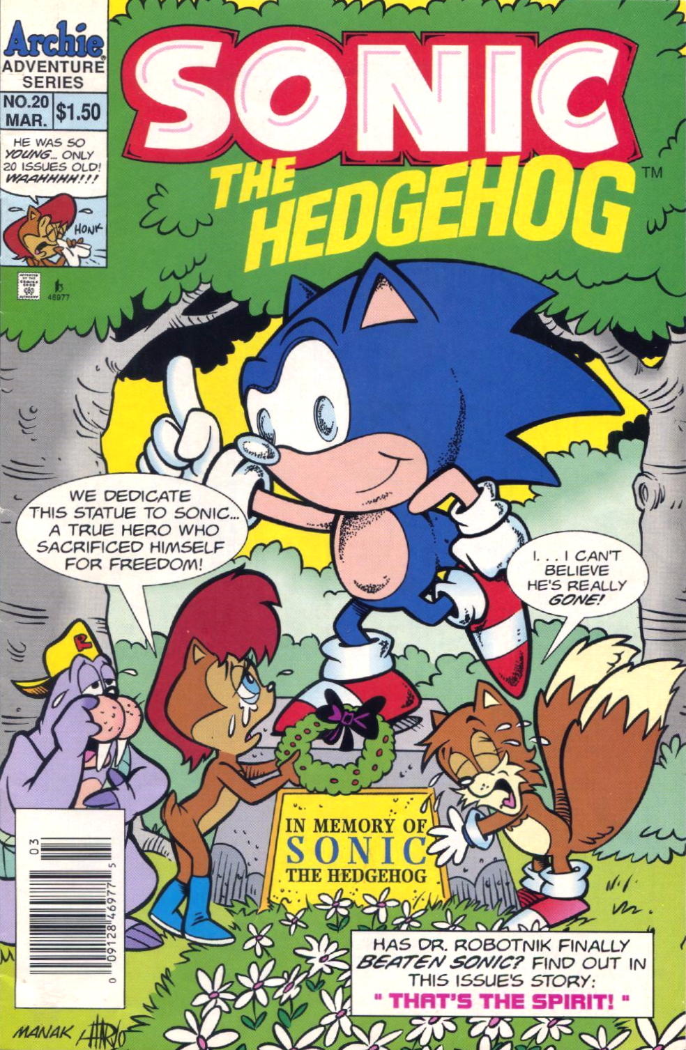 Archie Sonic the Hedgehog Issue 20 | Sonic News Network | FANDOM powered by Wikia