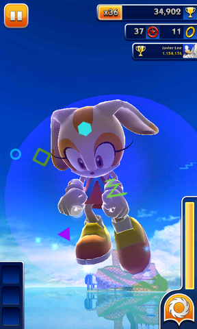 File:Sonic Dash Cream In mid air with effects.png