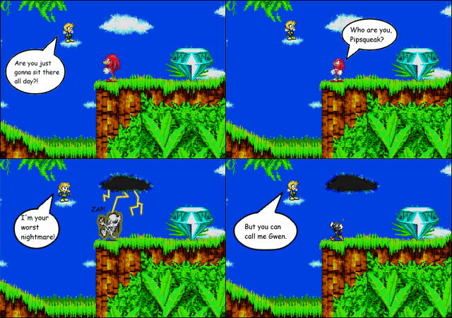 File:Knuckles and Gwen comic.gif